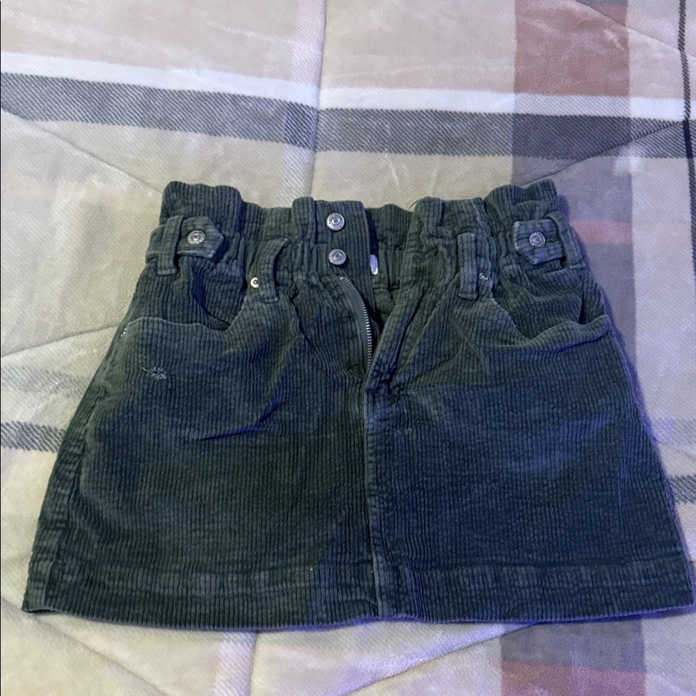 Corduroy Skirt - Green